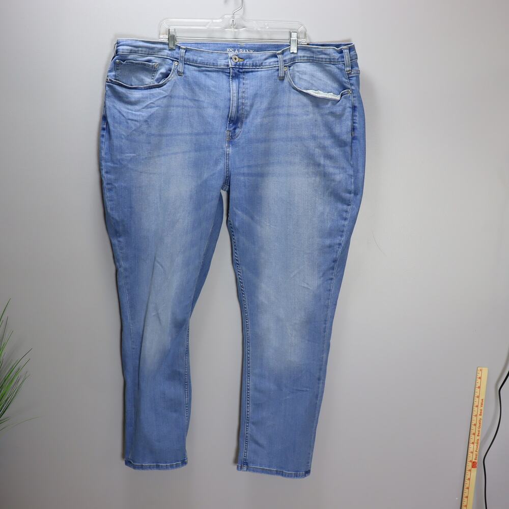 Jos. A. Bank Athletic Fit‎ Stretch Jeans Men’s 46x30 Light Wash